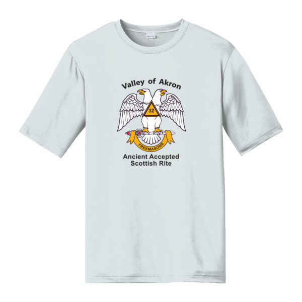 Valley of Akron 32nd Degree Printed - PosiCharge ® Tough Tee Thumbnail