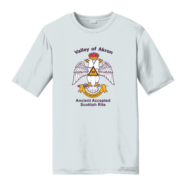 Valley of Akron 33rd Degree Freemason Printed - PosiCharge ® Tough Tee Thumbnail