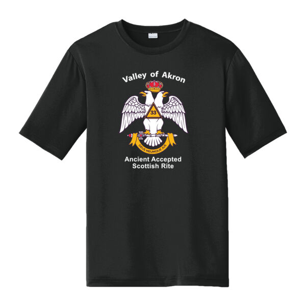 Valley of Akron 33rd Degree Freemason Printed - PosiCharge ® Tough Tee Thumbnail