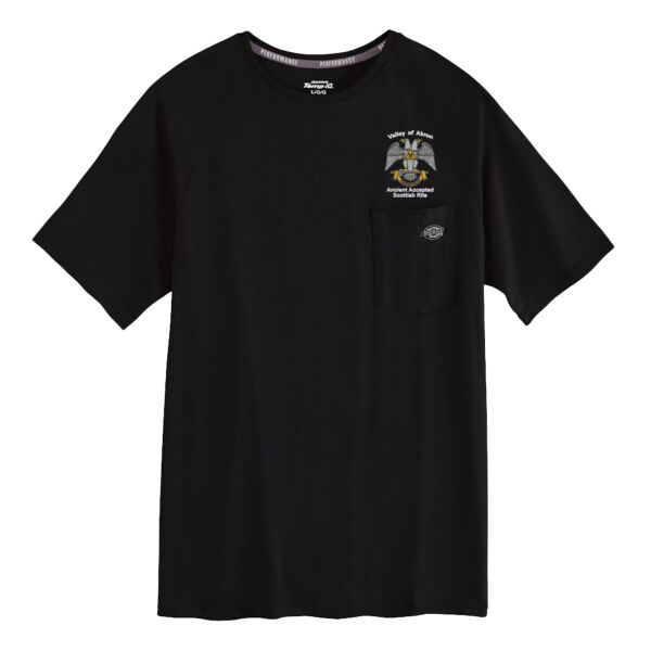 Valley of Akron 32nd Degree Embroidered - Men's Performance Cooling T-Shirt Thumbnail