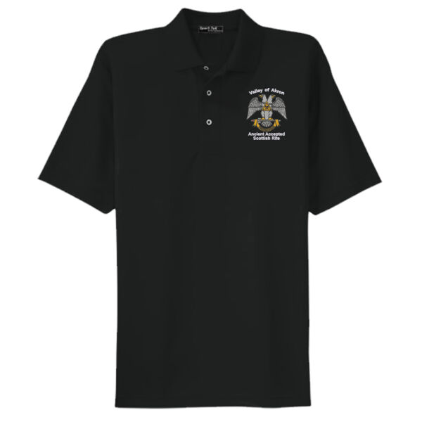 Valley of Akron 32nd Degree Embroidered - Dri Mesh ® Polo Thumbnail