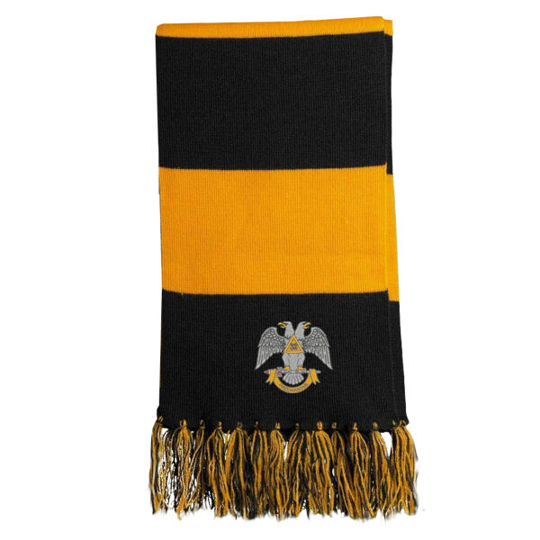 Valley of Akron 32nd Degree Embroidered - Spectator Scarf Thumbnail