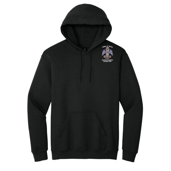 Valley of Akron 33rd Degree Embroidered - Heavy Blend  Hooded Sweatshirt Thumbnail