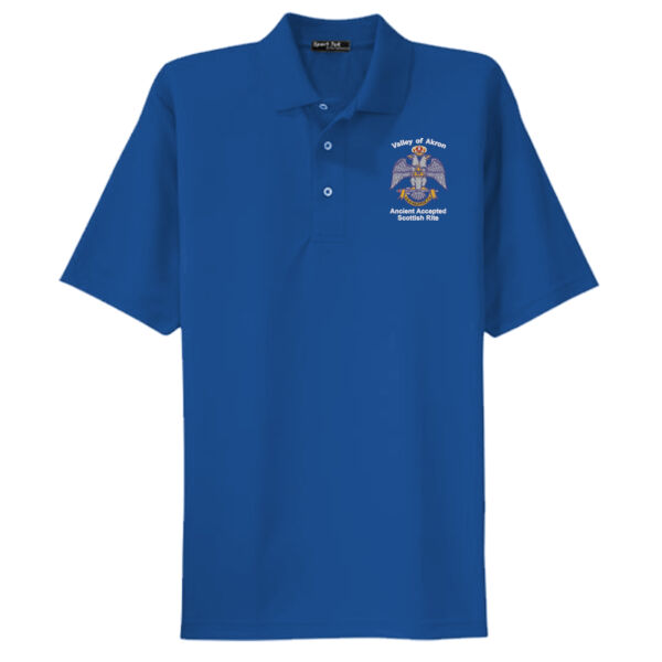 Valley of Akron 33rd Degree Embroidered - Dri Mesh ® Polo Thumbnail
