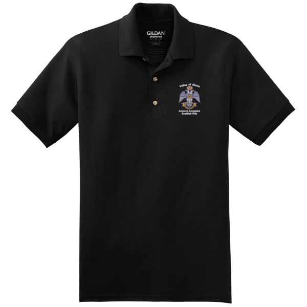 Valley of Akron 33rd Degree Embroidered - DryBlend ® 6 Ounce Jersey Knit Sport Shirt Thumbnail