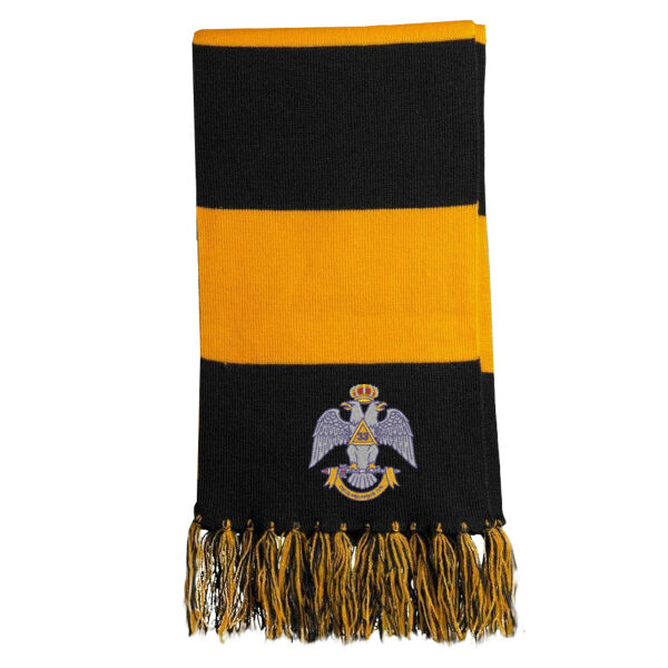 Valley Of Akron 33rd Degree Embroidered - Spectator Scarf Thumbnail